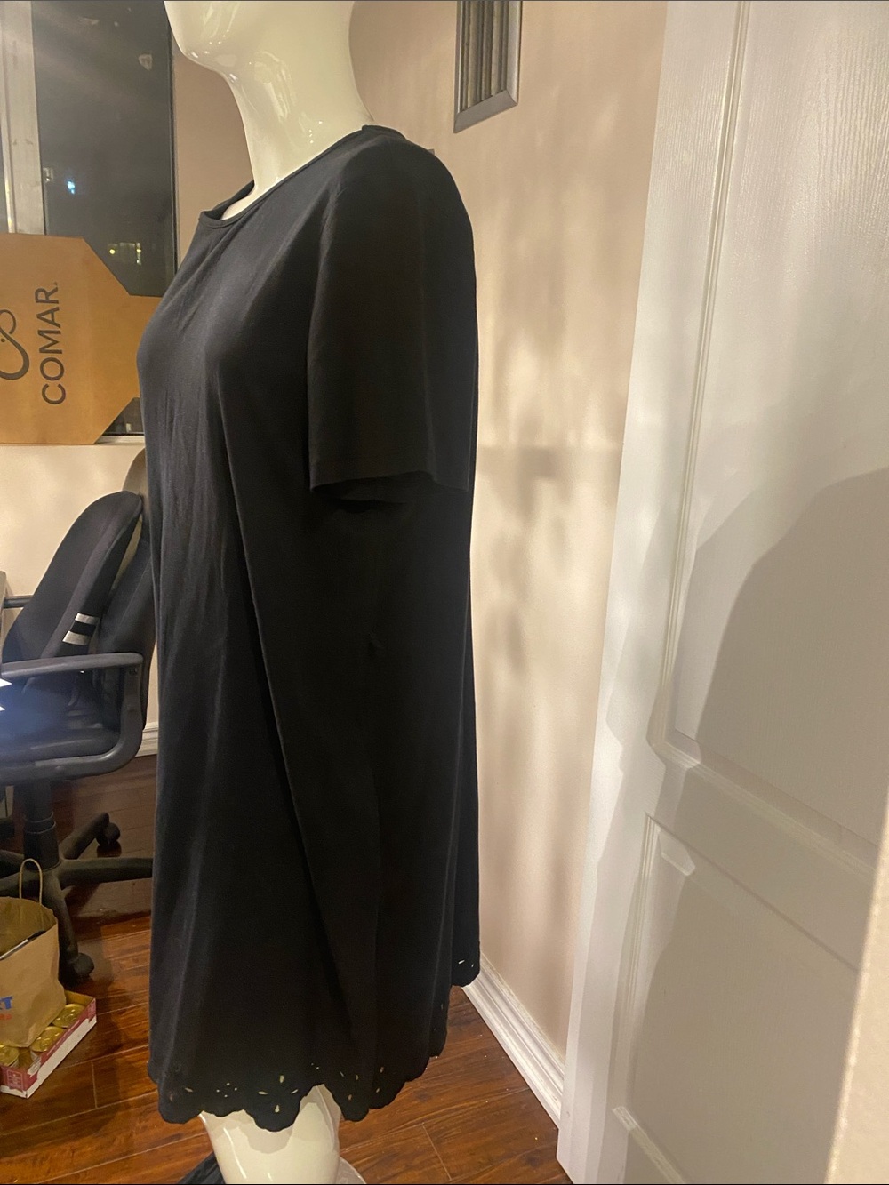 Black Short-Sleeve Men’s Shirt